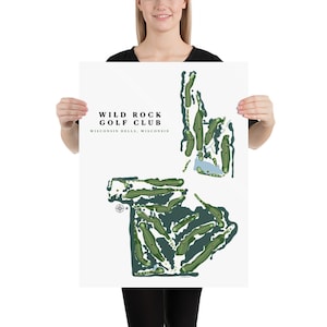 Wild Rock Golf Club, Wisconsin Dells, Wisconsin, Poster print