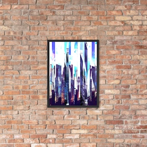 Chicago Skyline Framed poster