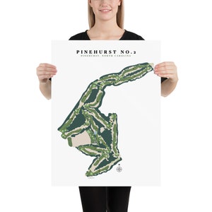 Pinehurst No. 2, Pinehurst, North Carolina, Golf Course Print Poster