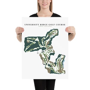 Universität Ridge Golfkurs, Verona, Wisconsin, Poster drucken