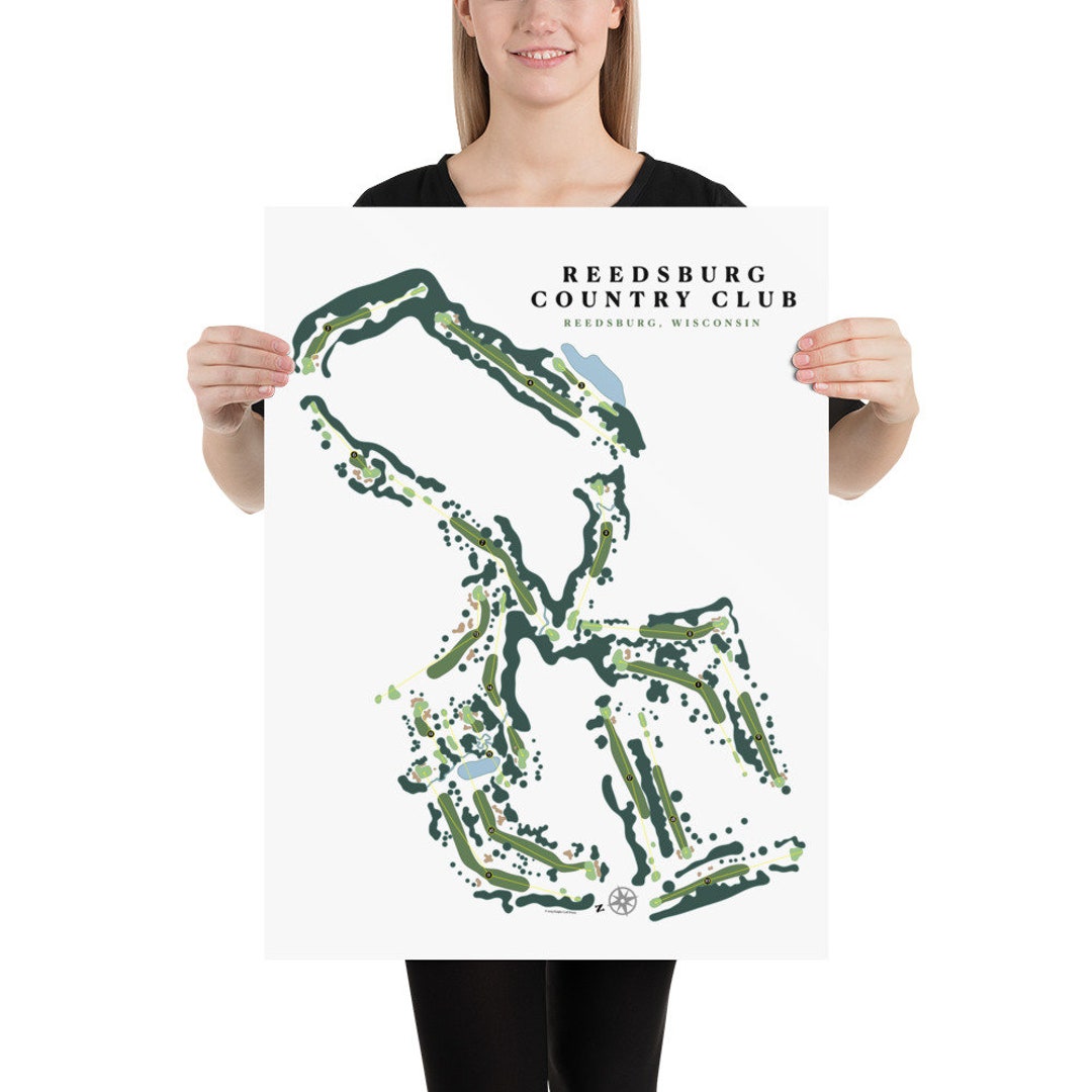 Reedsburg Country Club, Reedsburg, Wisconsin, Poster Print Etsy
