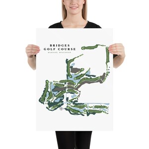 Bridges Golf Course, Madison, Wisconsin, Poster print