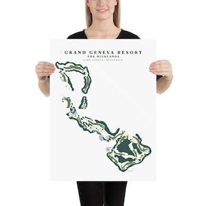 Grand Geneva Resort, The Highlands, Lake Geneva, Wisconsin, Poster print