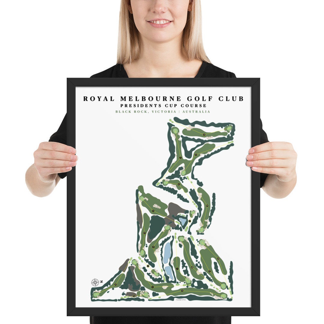 Royal Melbourne Golf Club, Presidents Cup Course, Black Rock, Victoria, Australia, Framed Poster