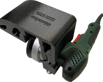 Orbital sander attachment 90degree for Metabo SXE3125 | Handheld sander into benchtop sander