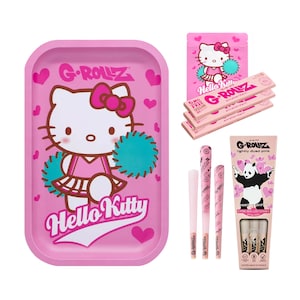 Set di vassoi portaoggetti in metallo unici per bambine, Hello Kitty Kit, regalo rosa