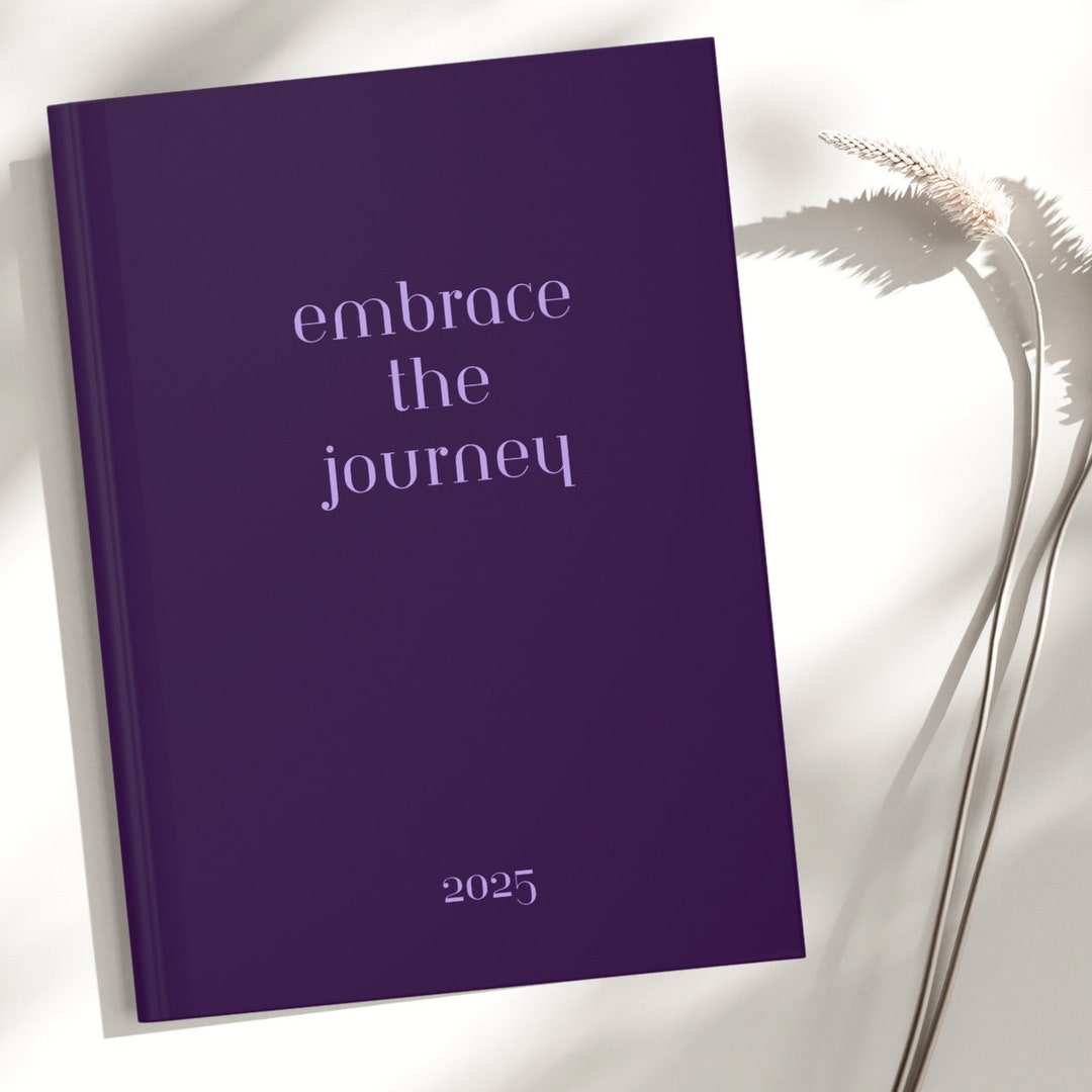 Notebook Embrace Embrace Your Journey Personalized Hardcover Journal, Custom Name ...
