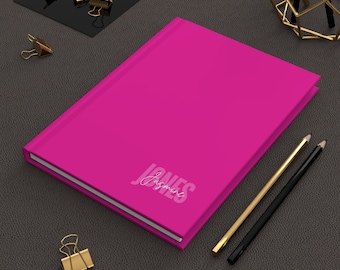 Back to school, Personalized Hardcover Notebook, Custom Name Journal, Monogramm, Personalized Stationery, Unique Gift, , Matte