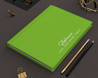 Back to school, Personalized Hardcover Notebook, Custom Name Journal, Monogramm, Personalized Stationery, Unique Gift, , Matte