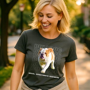 English Bulldog Word Wall shirt for Bully dog Bulldog mom wear pure bred dog apparel gift for Bulldog lover Bulldog owner breeder trainer