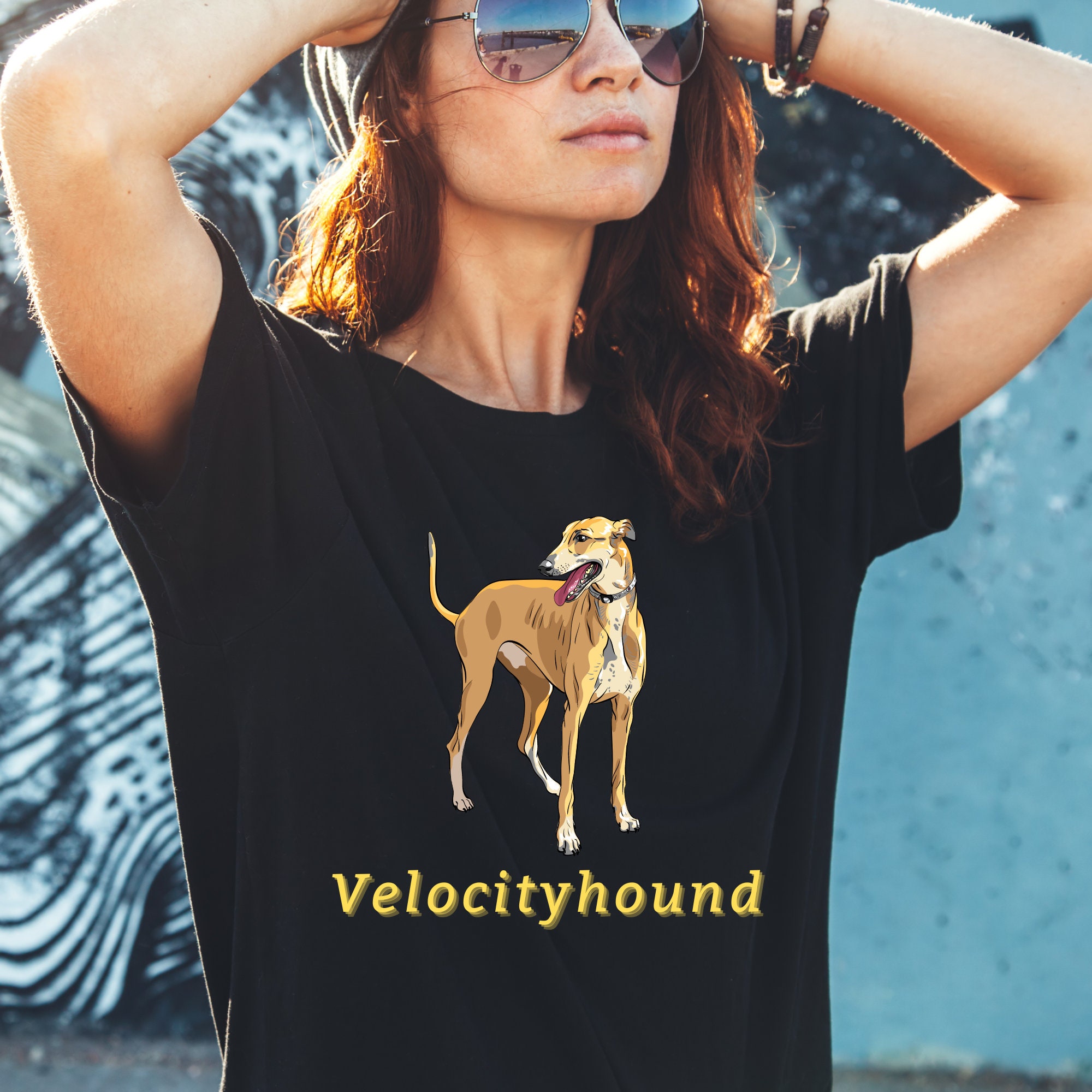 Women's Athletic T-shirt - Greyhound Rescue Wales