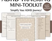 Adult & Teen ADHD Goodnotes Digital Planner | ADHD Symptom Mini Tracker Toolkit | Mental Health Journal | Printable PDF | Self Help Tools