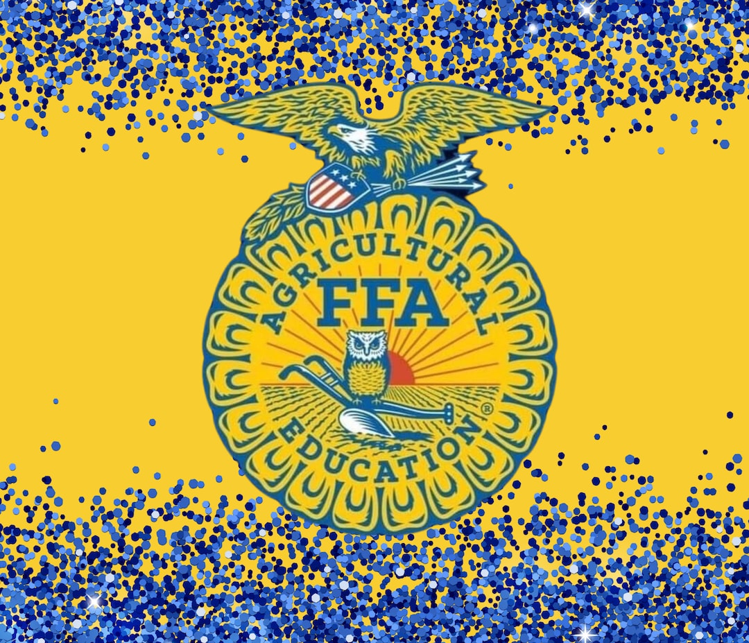 FFA Glitter Tumbler Wrap Etsy