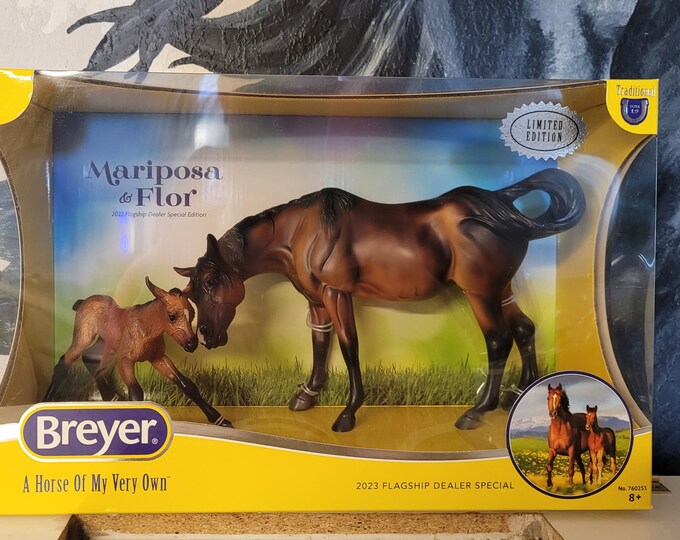 Breyer Horse Mariposa and Flor 2023 Flagship Model NEW Etsy