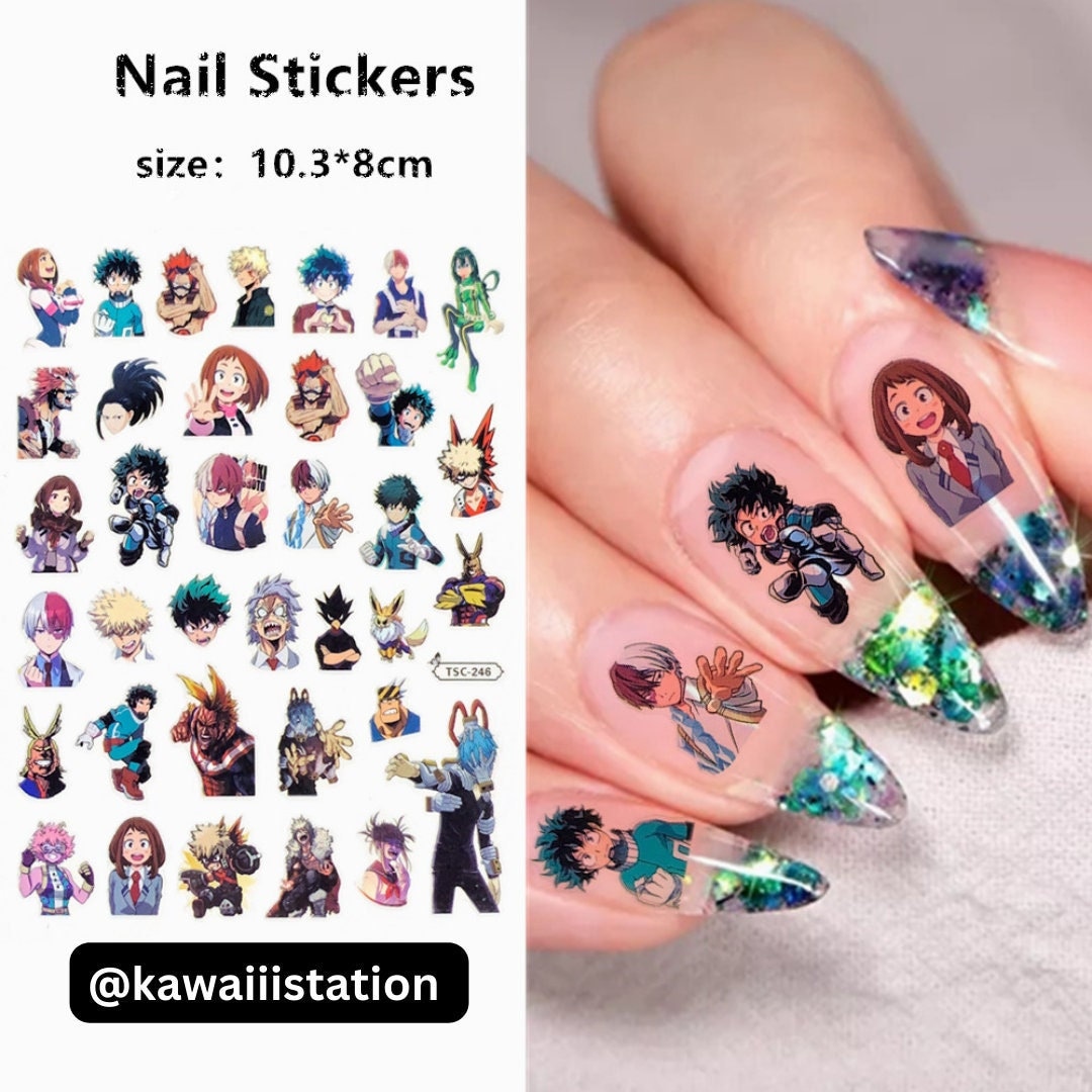 24 Sheets Cute Nail Stickers for Kids Girls and Women Nail Art Nail Art  Stickers Bunny Duck Bow Cake Flower Strawberry Cherry Watermelon Lemon for Nail  Art Decoration with Tweezers S009