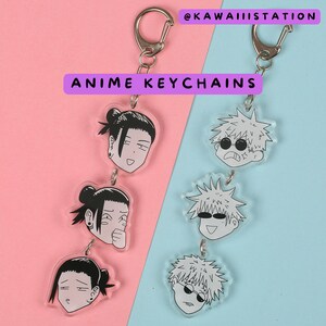 Anime Fuufu Ijou Koibito Miman Keychain Cartoon Figure Acrylic Pendant  Keyring Jewelry Collections