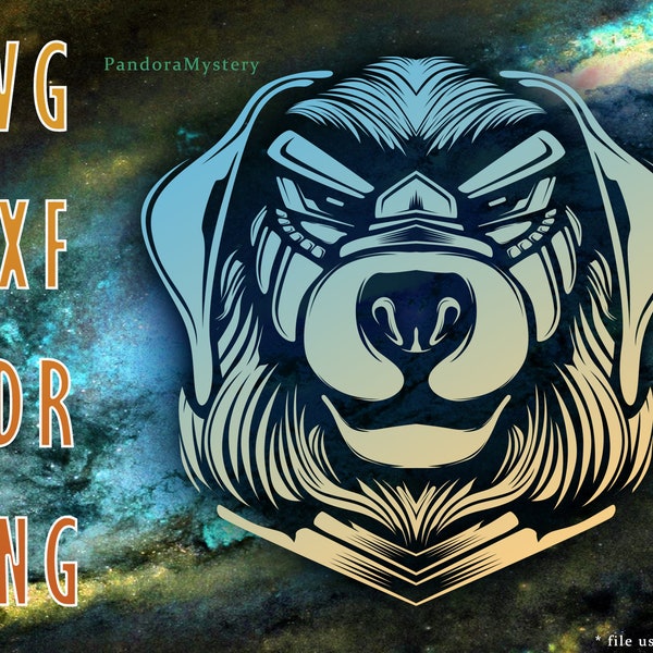 Anjing siber zentangle / zentangle svg / svg фай й Untuk cricut / силэ собаки / векорный к (
