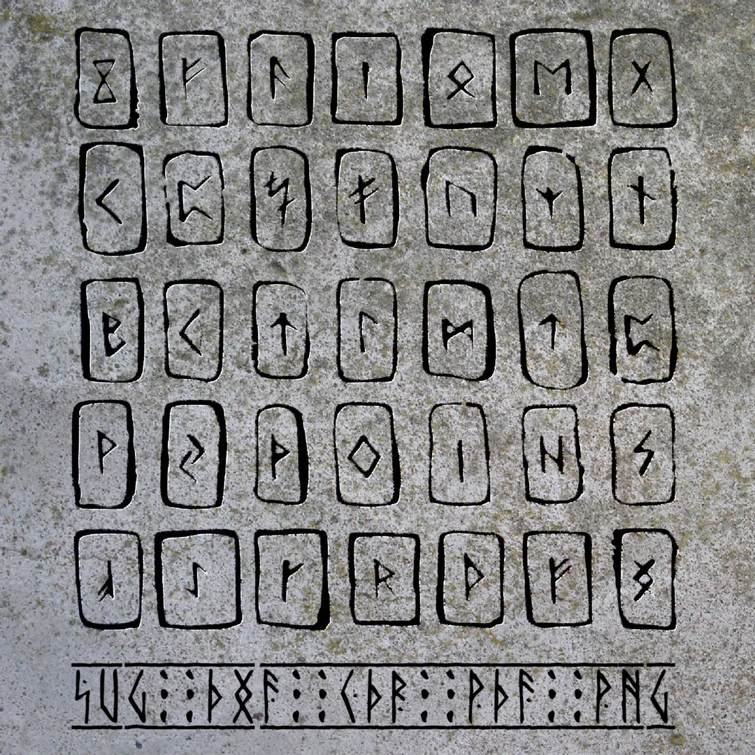 Viking Runes Vector Files / Viking Runes Svg / Runes Silhouette / Runes