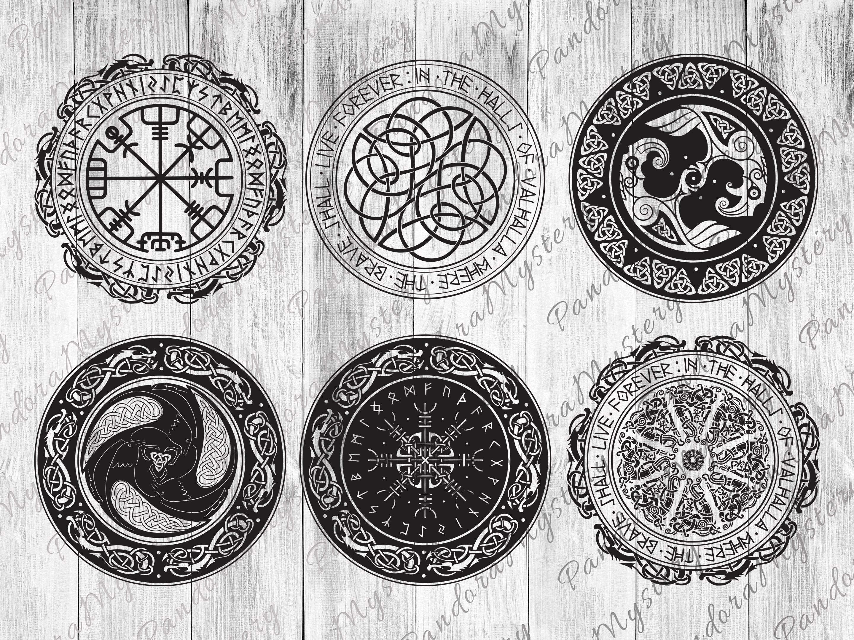 Viking Shield Svg / Viking Shield Vector / Viking Shield Silhouette