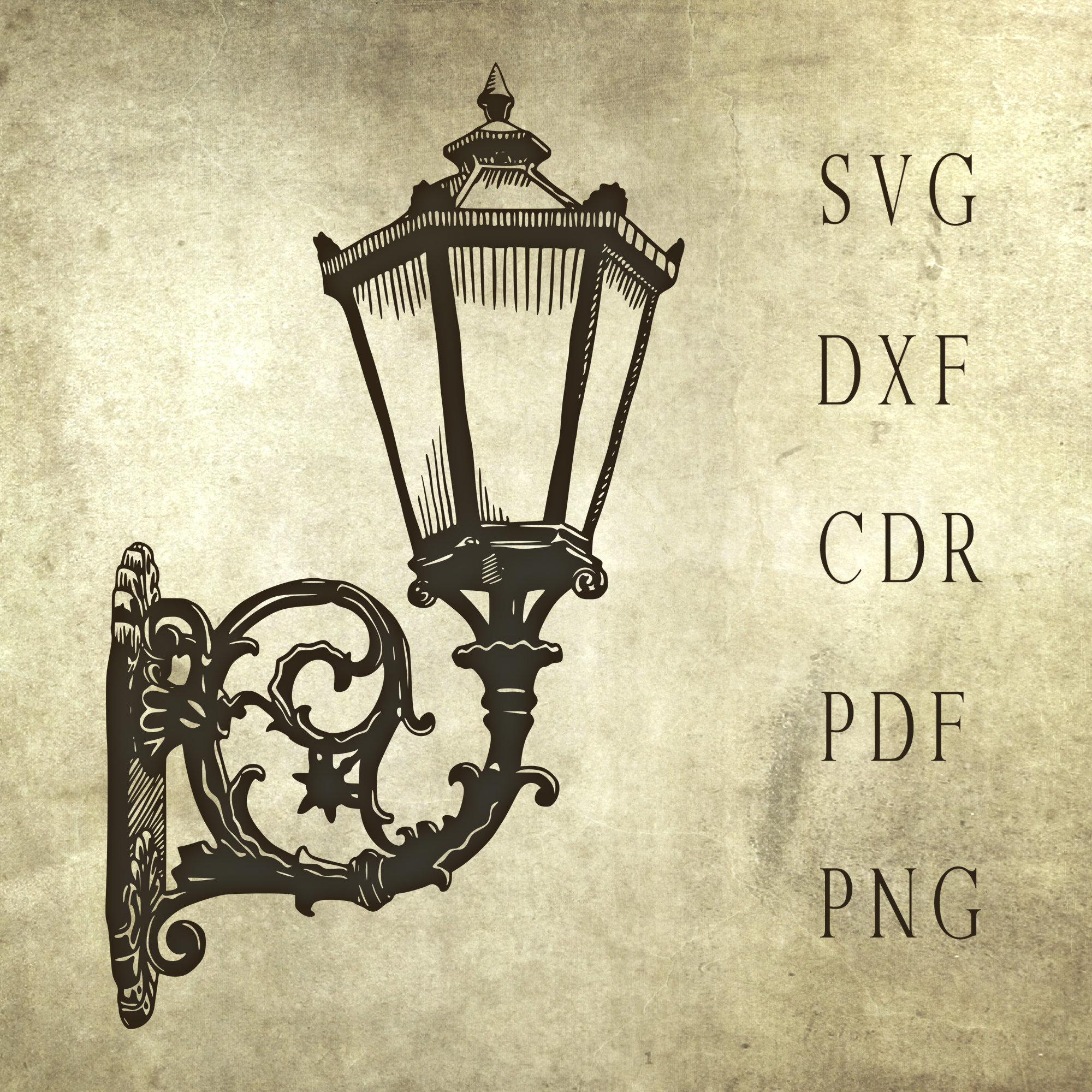 Street Light Silhouette, Street Light SVG - ETC Craft Marketplace