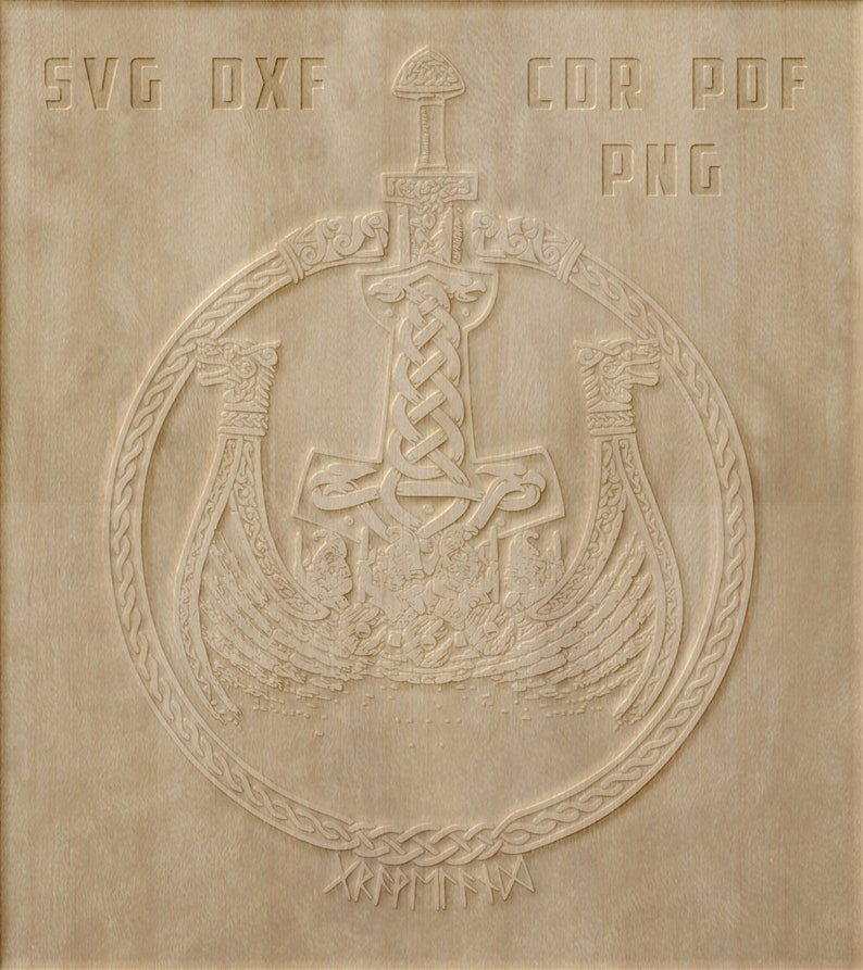 Viking Shield Vector / Viking Shield Svg / Viking Silhouette / Viking