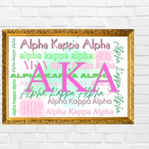 Alpha Kappa Alpha AKA Artwork