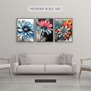 Blumen Wandkunst