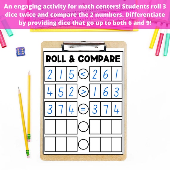 Roll and Record - 2 Dice {Differentiated}