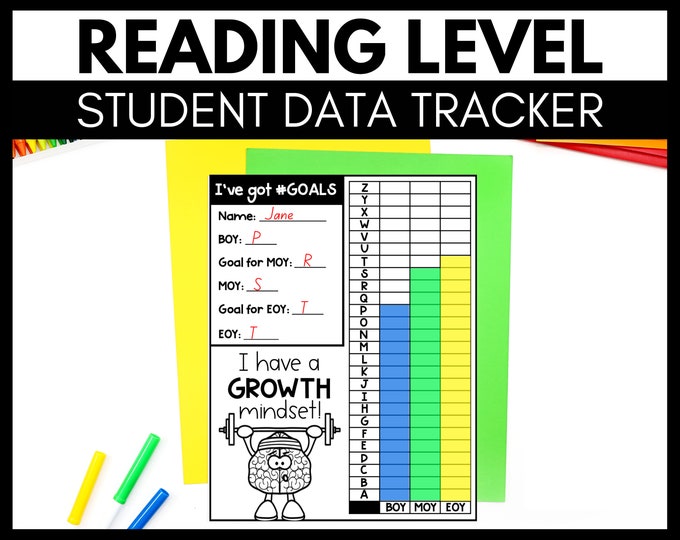 Guided Reading Level Student Data Tracking Sheets - Etsy