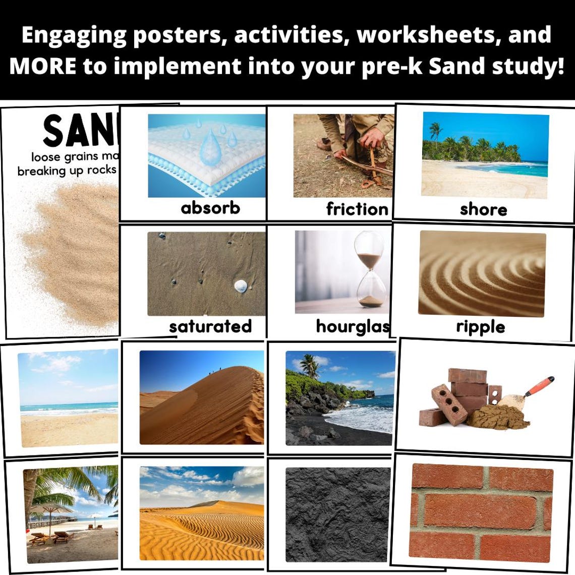 Creative Curriculum Sand Study - Etsy