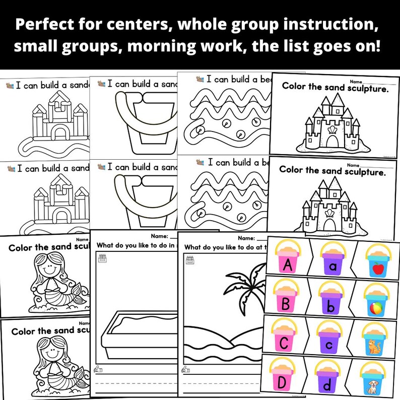 Creative Curriculum Sand Study - Etsy