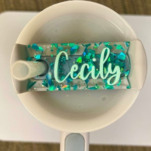 Personalized Stanley Tumbler Name Plate: Game Day Accessory
