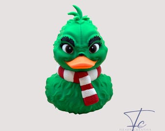 Holiday Duck - Christmas Duck - 3D printed 2.5 inches