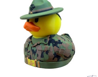 Anatra da addestramento per istruttori del Corpo dei Marines degli Stati Uniti - da E-5 a E-7 - Plastica rigida