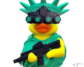 Statue of Liberty Tactical Duck w/ NVGs