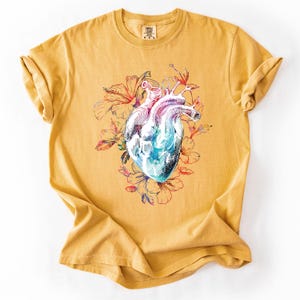 Heart Anatomy T-Shirt, Nursing School Shirt for Cardiologists and Medical Students, Cardiac Nursing Gift
