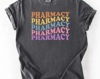 Pharmacy T-Shirt: Retro Style, Pharmacist Gift