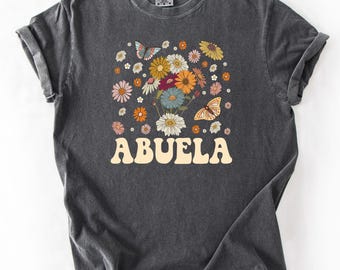Abuela Shirt: Floral Spanish Grandma Tee