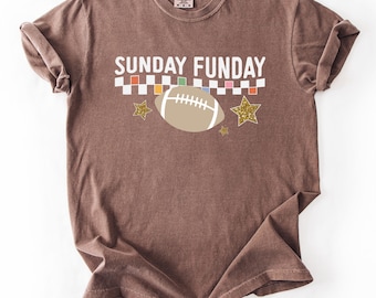 Sunday Funday Football Tee: Game Day Graphic Tee