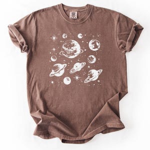 Galaxy Shirt, Celestial Shirt, Astrology Shirt, Spiritual T-Shirt, Aesthetic T Shirt, Retro Moon Tshirt, Funny Astronomy Tee