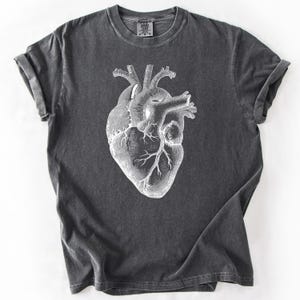 Heart Anatomy T-Shirt: Cardiac Nurse, Medical Student Gift