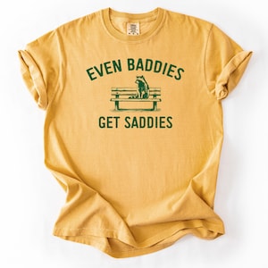 Funny Raccoon Mental Health Shirt: Even Baddies Get Saddies