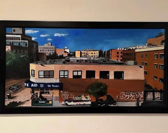 Acrylmalerei auf Leinwand