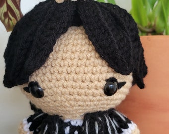 Wednesday & Thing inspired Amigurumi