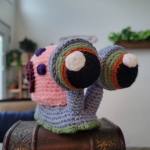 Gary The Snail Inspired Amigurumi