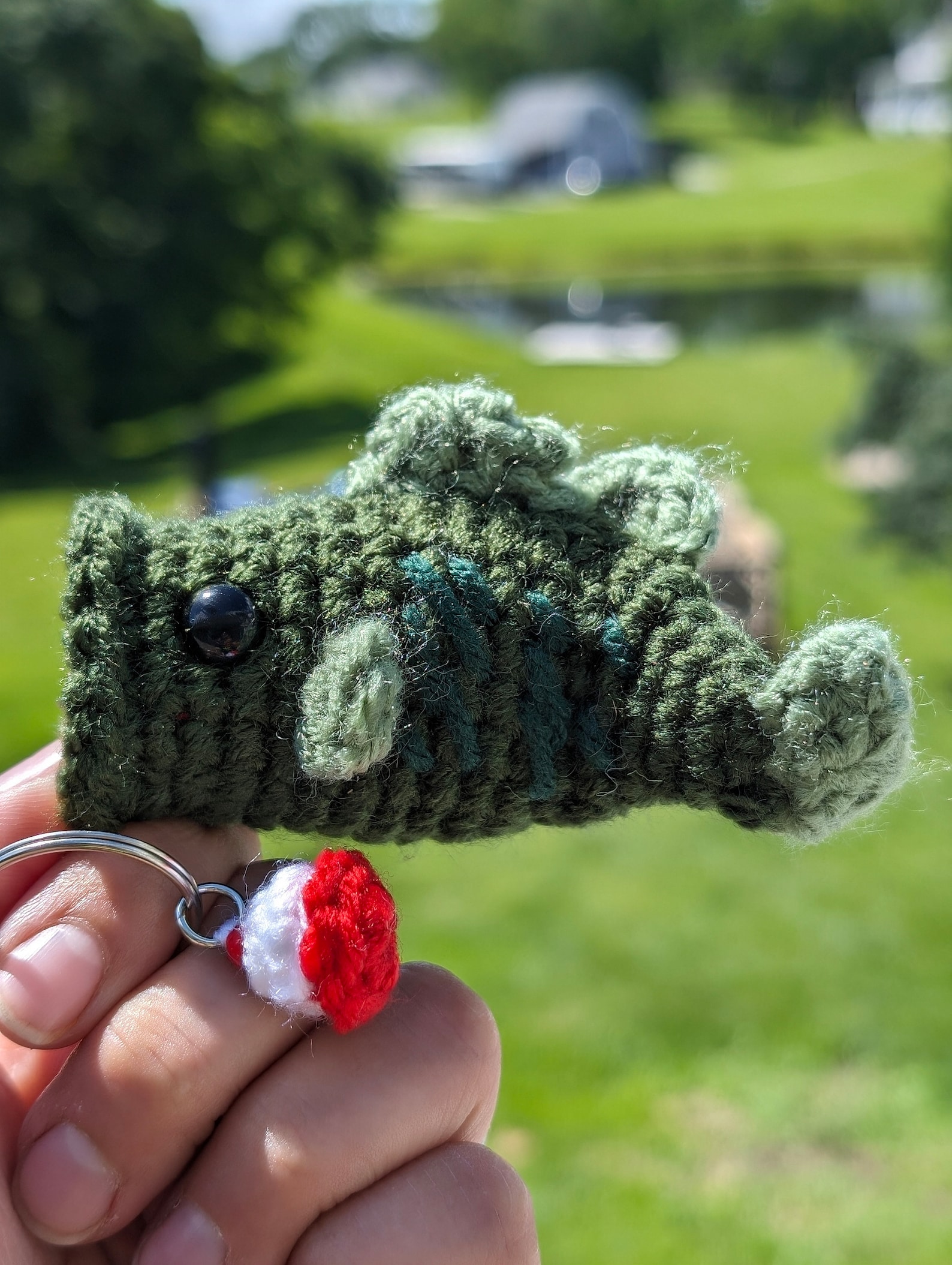 Bass N' Charm Amigurumi Keychain - Etsy