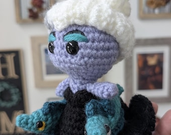 Ursula inspired amigurumi