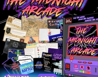 Play at home puzzle game: The Midnight Arcade!