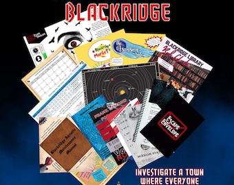 Play at home mystery Escape room in an envelope from Scotland: Disappearance at Blackridge