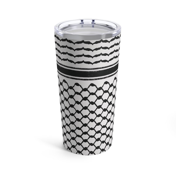 Keffiyeh 20oz Tumbler - Trendy Middle Eastern Print, Insulated Travel Cup - Unique Gift for Coffee & Tea Enthusiasts! #Etsy #GiftIdeas